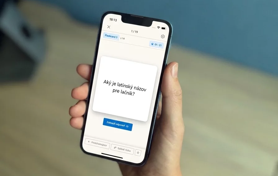 Efektivní učení odkudkoliv s&nbsp;našimi opakovacími kartičkami v&nbsp;telefonu